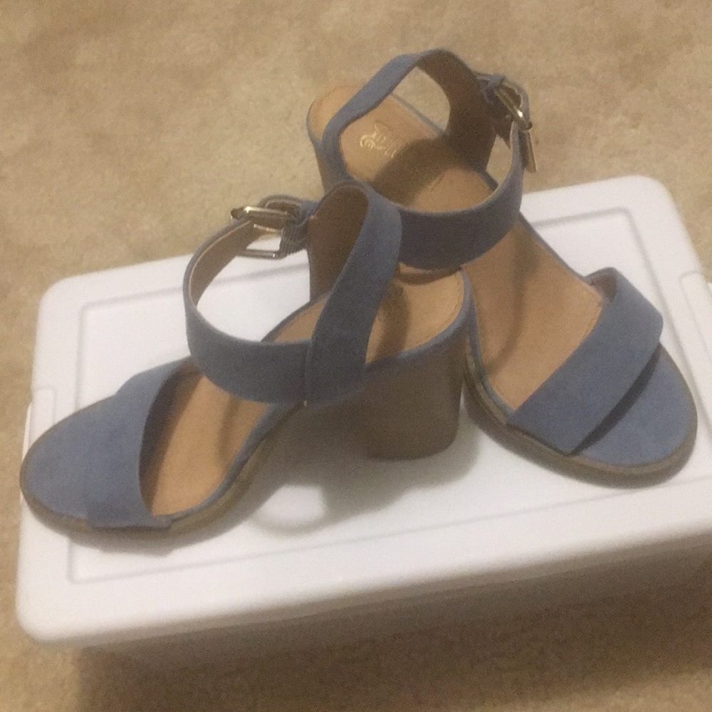 Blue heels
